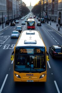 Where Would You See A Contraflow Bus Lane