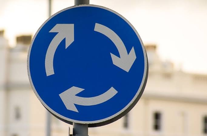 Different Roundabout And Mini Roundabout Signs